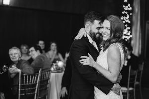 winter wedding at overhills mansion in Baltimore maryland first dance